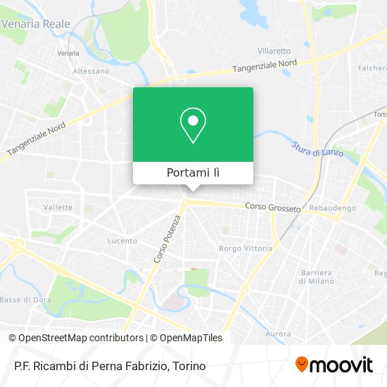 Mappa P.F. Ricambi di Perna Fabrizio