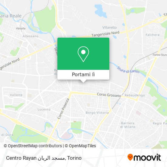 Mappa Centro Rayan مسجد الريان