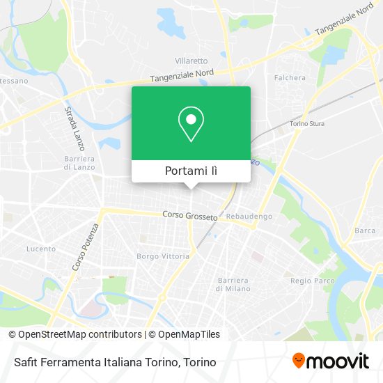 Mappa Safit Ferramenta Italiana Torino