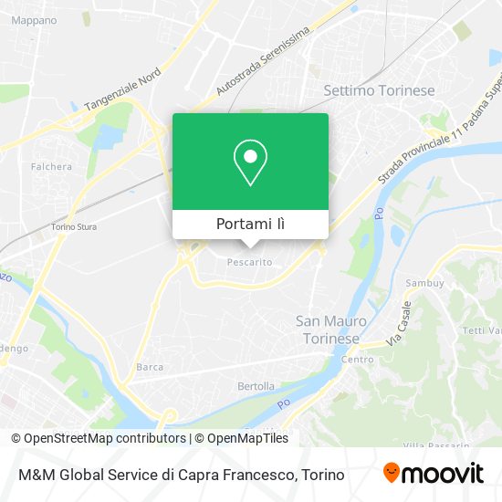 Mappa M&M Global Service di Capra Francesco