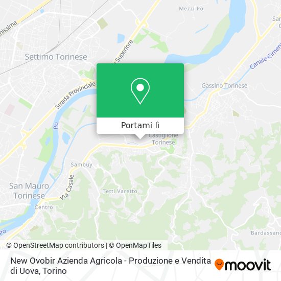 Mappa New Ovobir Azienda Agricola - Produzione e Vendita di Uova