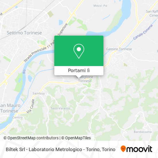 Mappa Biltek Srl - Laboratorio Metrologico - Torino