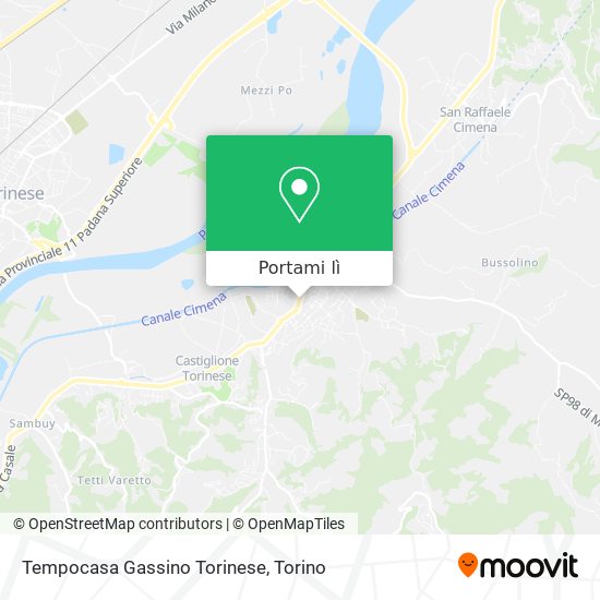 Mappa Tempocasa Gassino Torinese
