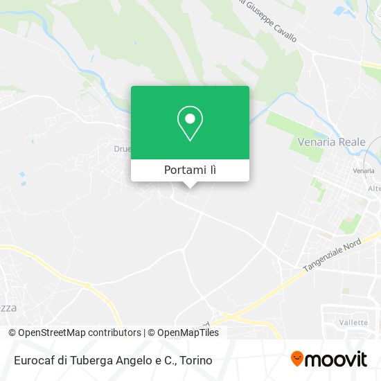 Mappa Eurocaf di Tuberga Angelo e C.
