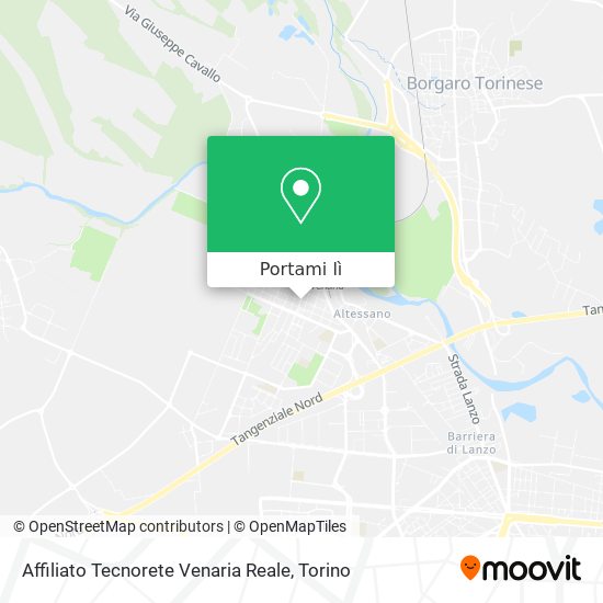 Mappa Affiliato Tecnorete Venaria Reale