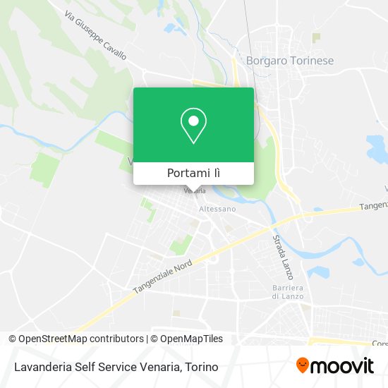 Mappa Lavanderia Self Service Venaria
