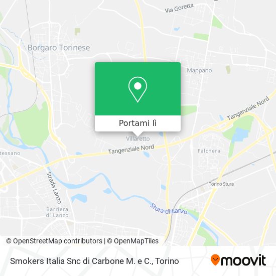 Mappa Smokers Italia Snc di Carbone M. e C.