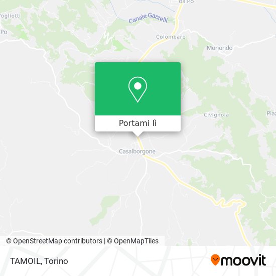 Mappa TAMOIL