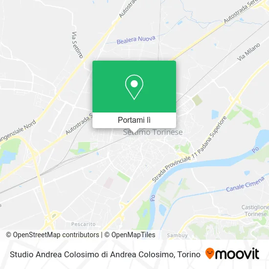 Mappa Studio Andrea Colosimo di Andrea Colosimo