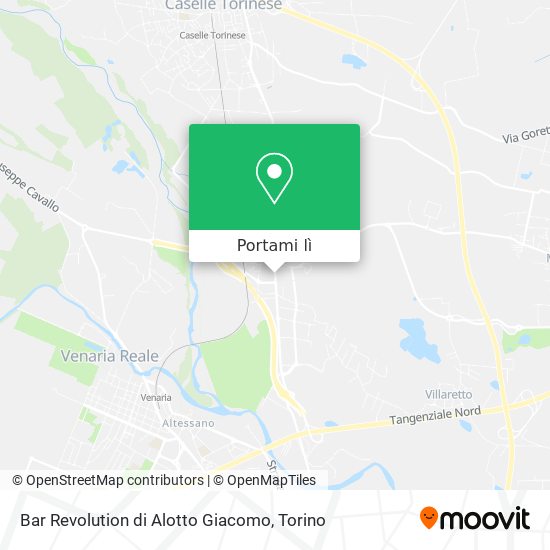 Mappa Bar Revolution di Alotto Giacomo