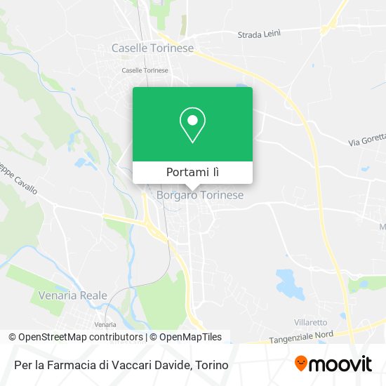 Mappa Per la Farmacia di Vaccari Davide
