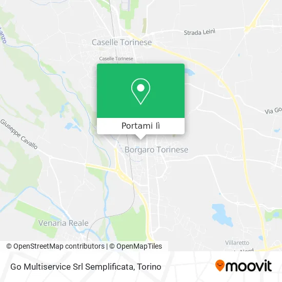 Mappa Go Multiservice Srl Semplificata