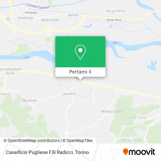 Mappa Caseificio Pugliese F.lli Radicci