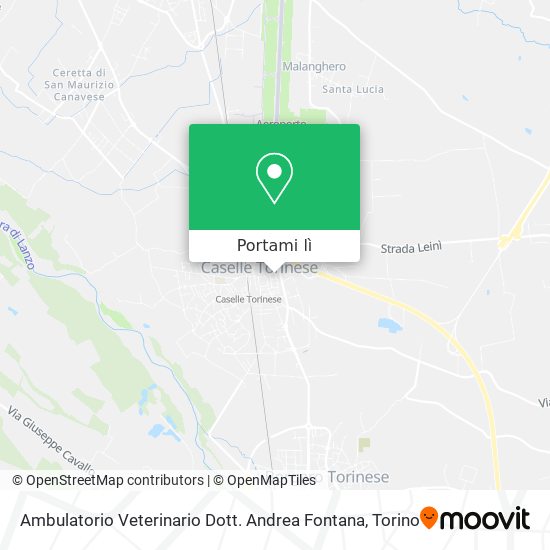 Mappa Ambulatorio Veterinario Dott. Andrea Fontana
