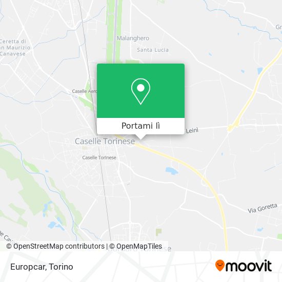 Mappa Europcar