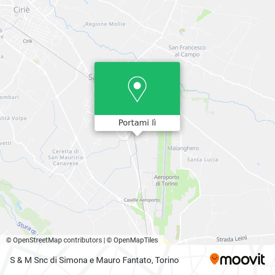 Mappa S & M Snc di Simona e Mauro Fantato