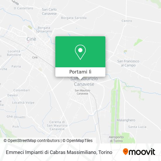 Mappa Emmeci Impianti di Cabras Massimiliano