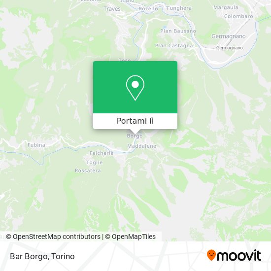 Mappa Bar Borgo