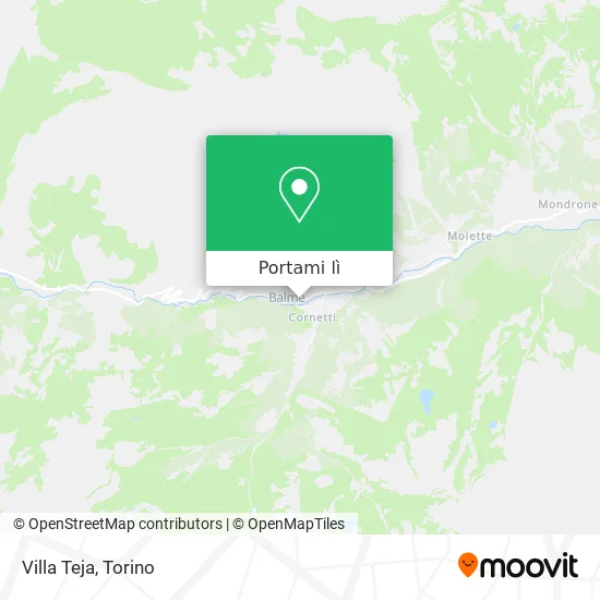 Mappa Villa Teja