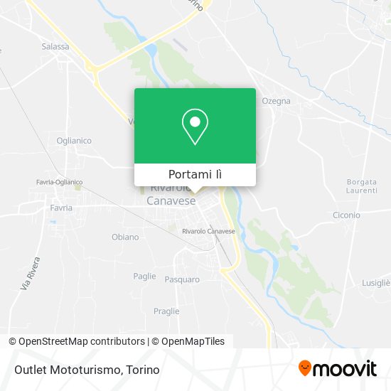 Mappa Outlet Mototurismo