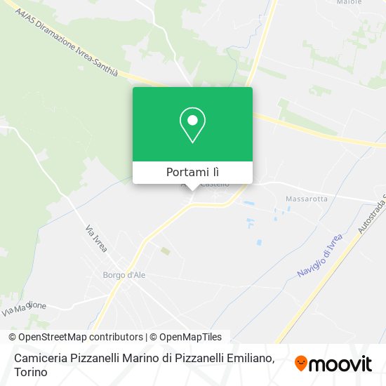 Mappa Camiceria Pizzanelli Marino di Pizzanelli Emiliano