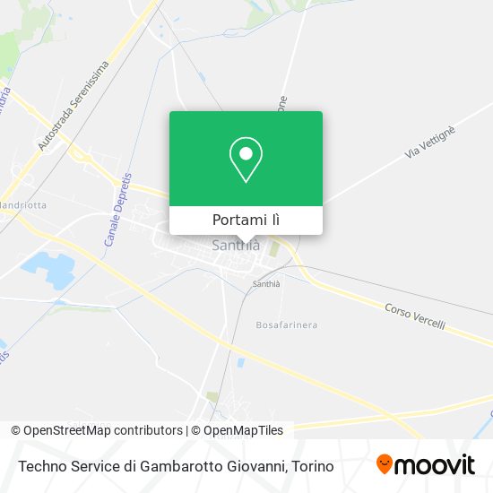 Mappa Techno Service di Gambarotto Giovanni