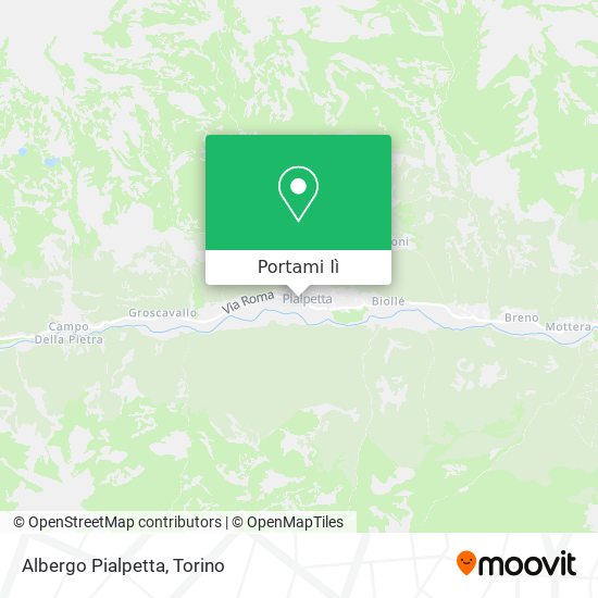 Mappa Albergo Pialpetta