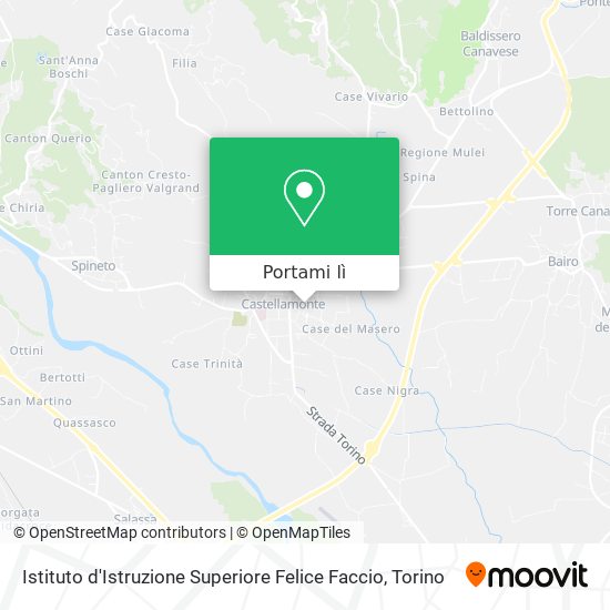 Mappa Istituto d'Istruzione Superiore Felice Faccio