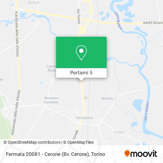 Mappa Fermata 20081 - Cerone (Bv. Cerone)