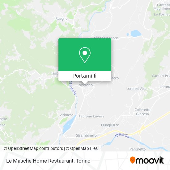 Mappa Le Masche Home Restaurant