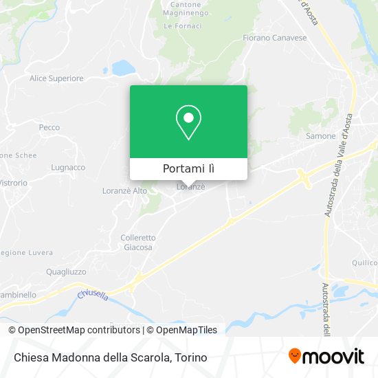 Mappa Chiesa Madonna della Scarola