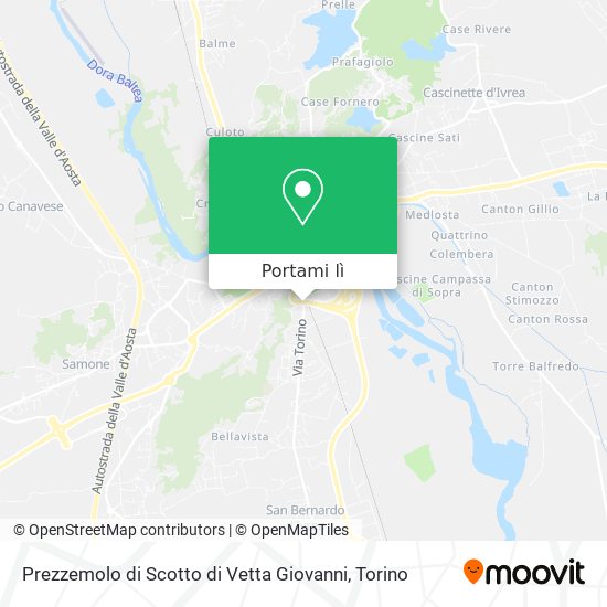 Mappa Prezzemolo di Scotto di Vetta Giovanni