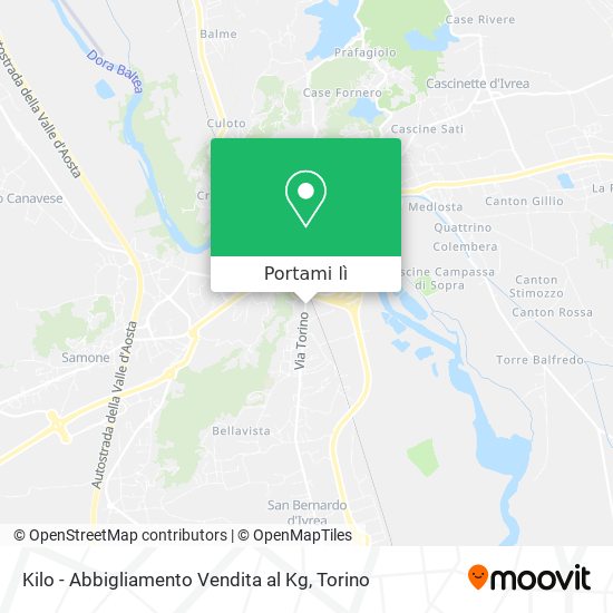 Mappa Kilo - Abbigliamento Vendita al Kg