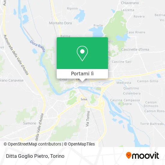 Mappa Ditta Goglio Pietro