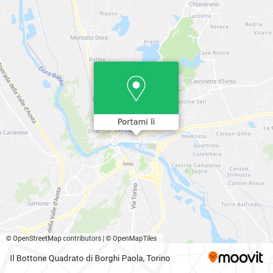Mappa Il Bottone Quadrato di Borghi Paola