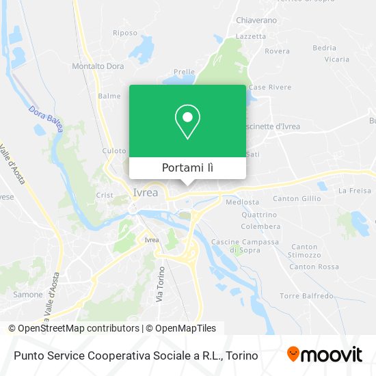Mappa Punto Service Cooperativa Sociale a R.L.