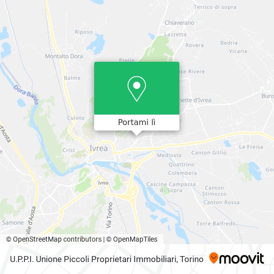 Mappa U.P.P.I. Unione Piccoli Proprietari Immobiliari