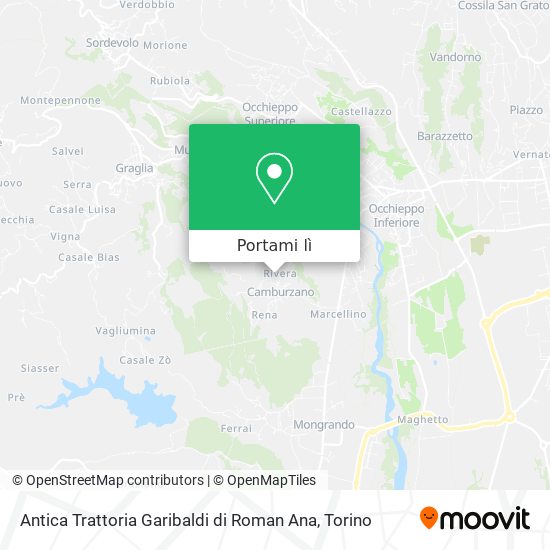 Mappa Antica Trattoria Garibaldi di Roman Ana