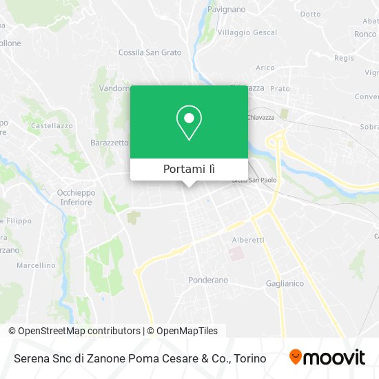 Mappa Serena Snc di Zanone Poma Cesare & Co.