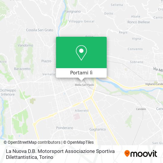 Mappa La Nuova D.B. Motorsport Associazione Sportiva Dilettantistica