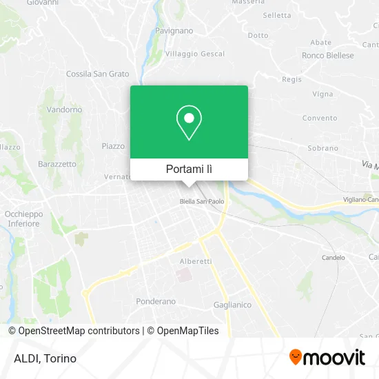 Mappa ALDI