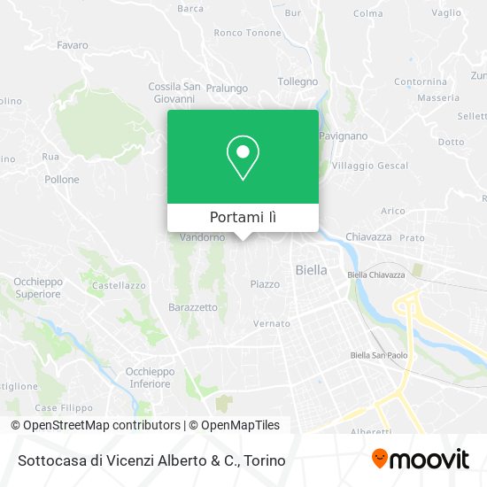Mappa Sottocasa di Vicenzi Alberto & C.