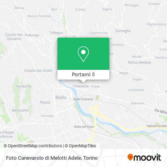 Mappa Foto Canevarolo di Melotti Adele