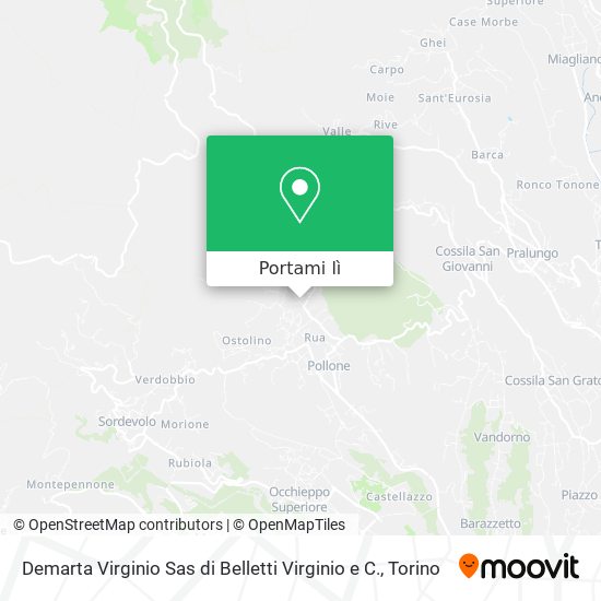 Mappa Demarta Virginio Sas di Belletti Virginio e C.