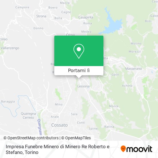 Mappa Impresa Funebre Minero di Minero Re Roberto e Stefano