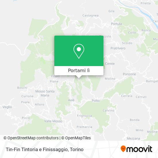 Mappa Tin-Fin Tintoria e Finissaggio
