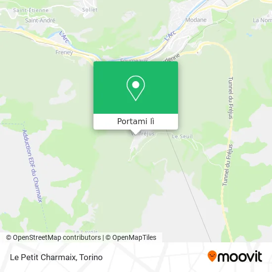 Mappa Le Petit Charmaix