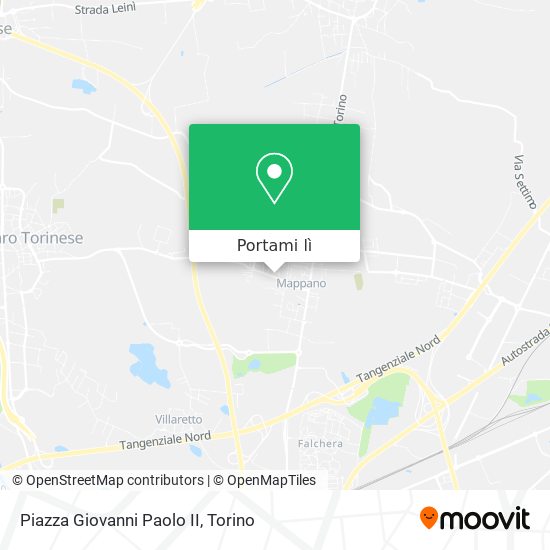 Mappa Piazza Giovanni Paolo II