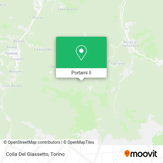 Mappa Colla Del Giassetto