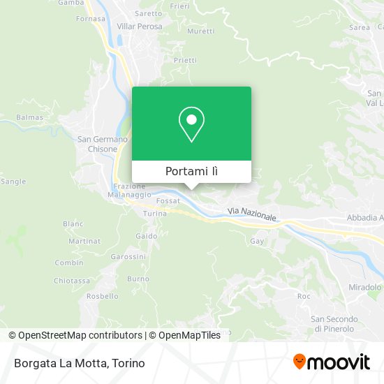 Mappa Borgata La Motta